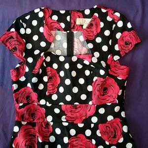 Retro Style Pin-Up Wiggle Dress